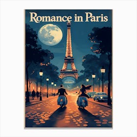 Romance In Paris Canvas Print