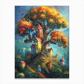 Tree House Canvas Print