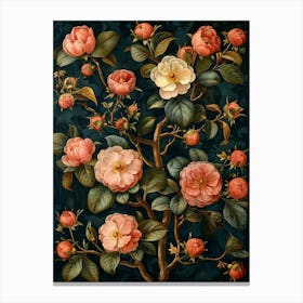 Camellia Tree Canvas Print