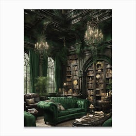 Gothic Living Room 1 Canvas Print