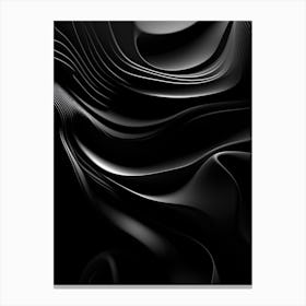 Black Art Digital Texture 3 Canvas Print