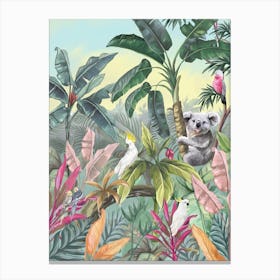 Nature Dwellings Tropical Canvas Print