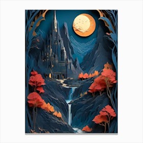 castel in the forest Canvas Print