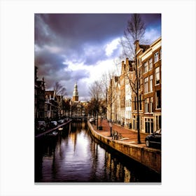 Amsterdam Canal 2 Canvas Print