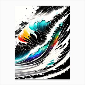 Rainbow Wave Canvas Print