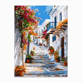 Greece Street Canvas Print
