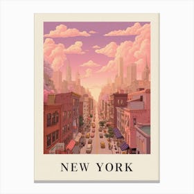 Vintage Travel Poster New York 2 Canvas Print
