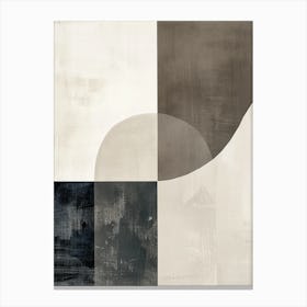 Gentle Pathways Minimalist Style Canvas Print