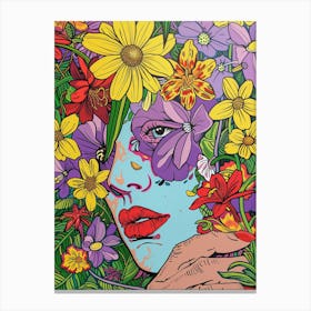 Flower Girl 1 Canvas Print