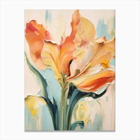 Fall Flower Painting Tulip 4 Canvas Print