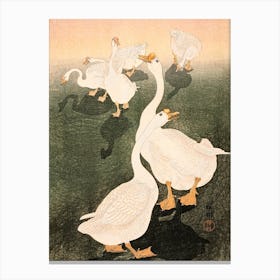 Geese, Ohara Koson Canvas Print