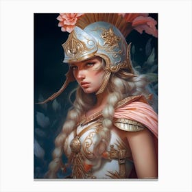 Athena Greek Goddess Painting 5 Canvas Print