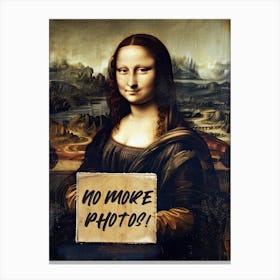 No Make Photos Canvas Print