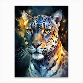 Leopard Painting Canvas Print