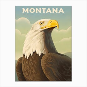 Montana Eagle Canvas Print