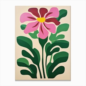 Cut Out Style Flower Art Orchid 3 Canvas Print