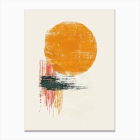 A Symphony Of Celestial Motion Mid Century Style Canvas Print