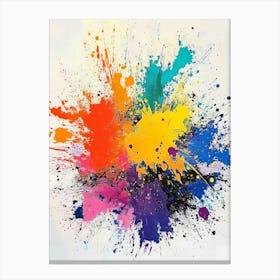 Colorful Splash Canvas Print Canvas Print