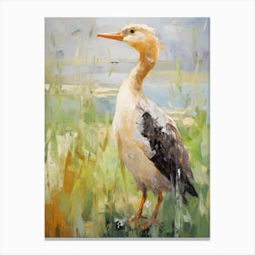 Bird Painting Cormorant 4 Canvas Print