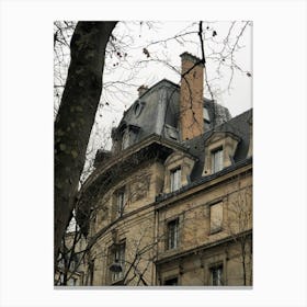 Building In Paris Canvas Print