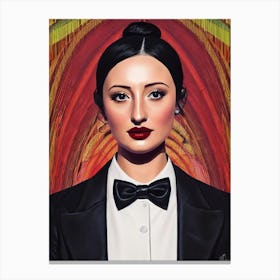 Andrea Riseborough Illustration Movies Canvas Print