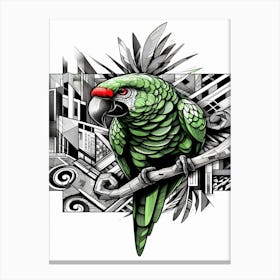 Cosmo Parrot Canvas Print