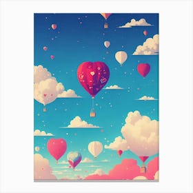 Hot Air Balloons In The Sky Canvas Print