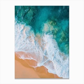 Aerial View Of A Beach 99 Canvas Print