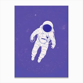 Astronaut In Space 9 Canvas Print