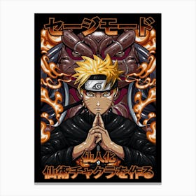 Naruto Anime Poster 7 Canvas Print