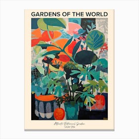 Atlanta Botanical Garden Gardens Of The World Poster Canvas Print
