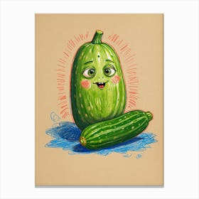 Cucumber Canvas Print