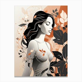 Leonardo Diffusion Xl A Gracefully Modern Female Figure Her Si 0 (5) Canvas Print