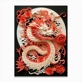 Chinese New Year Dragon Traditional Chinese Style 2 Canvas Print