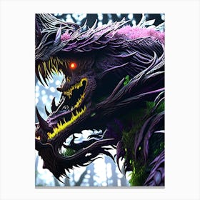 Dragon In The Forest Canvas Print