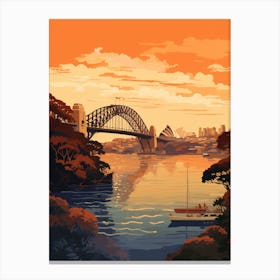 Sydney Australia Golden Tones 1 Canvas Print
