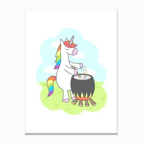 Unicorn Potion Canvas Print