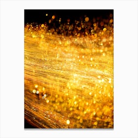 Abstract Golden Light Canvas Print