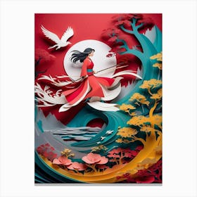 Asian Art Canvas Print