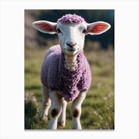 Purple Lamb 1 Canvas Print