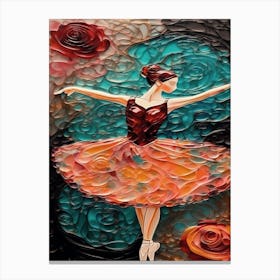 Glass Ballerina 2 Canvas Print