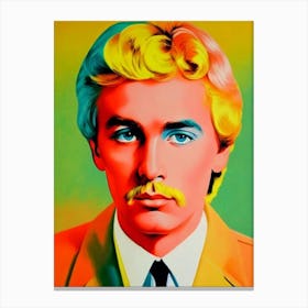 Elliot Page Colourful Pop Movies Art Movies Canvas Print