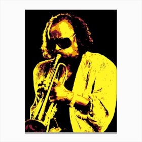 Miles Davis American Jazz Trumpeter Canvas Print