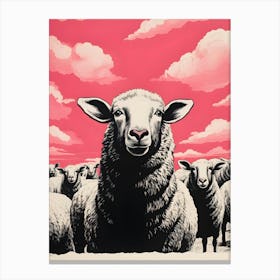 Sheep In The Sky Canvas Print