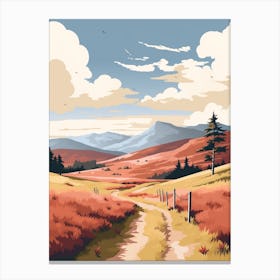 The Great Glen Way Scotland 1 Hiking Trail Landscape Canvas Print