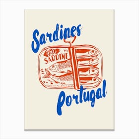 Sardines Canvas Print