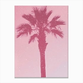 Pink Palm Tree 1 Lienzo