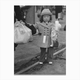 Los Angeles, California,Japanese American Evacuation From West Coast Areas Under U Canvas Print