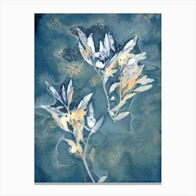 Botany Blue 3 Canvas Print