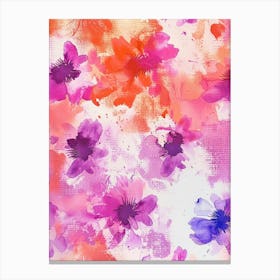 Watercolor Flowers 20 Canvas Print